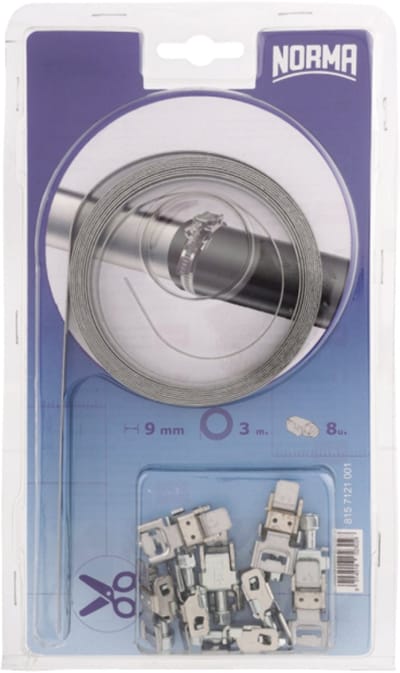 NORMA - Slangklem - 3000mm - Zilver - Verstelbaar