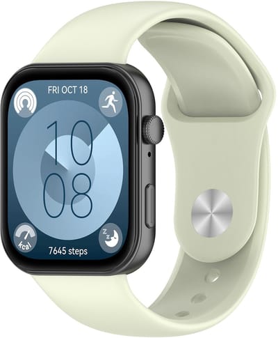 By Qubix - Siliconen sportband - Lichtgroen - geschikt voor Huawei Watch Fit 5 / 4 / 3