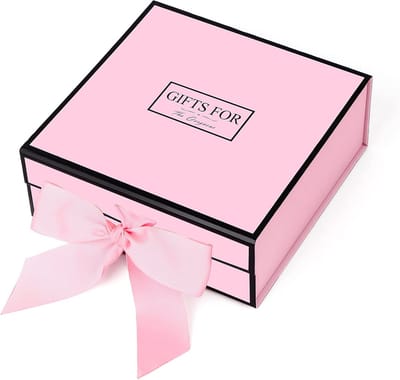 XXL Cadeaudoos Roze met Magnetisch Deksel - Inclusief Strik, Wenskaart en Zijdepapier