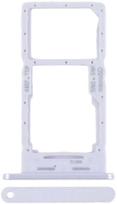 Voor Samsung A25 5G Simkaart houder Zilver