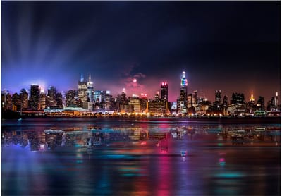 Fotobehangkoning - Behang - Vliesbehang - Fotobehang - Romantic moments in New York City - 400 x 280 cm