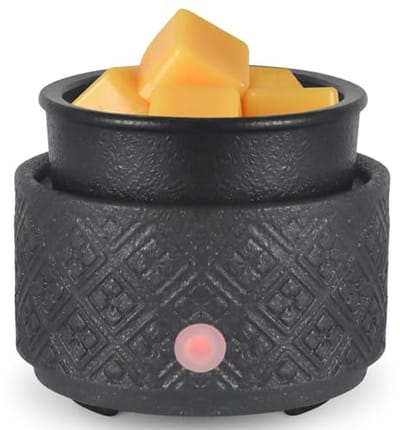 Ceramische Wax Melter voor Geur Was en Etherische Oliën - 3-in-1 Wax Warmer voor Huis