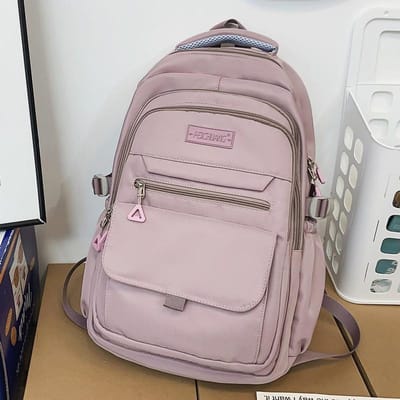 Kinderen Basisschoolleerlingen  Vrouwelijke Middelbare Schoolleerlingen  Effen Kleur Mannelijke Rugzakken  Middelbare Schoolleerlingen  Rugzakken met Grote Capaciteit gray