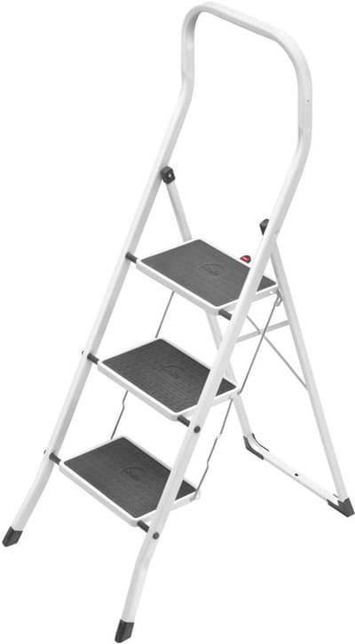 Veiligheid Vouwladder met 150 kg Capaciteit - Deluxe 3 Treden