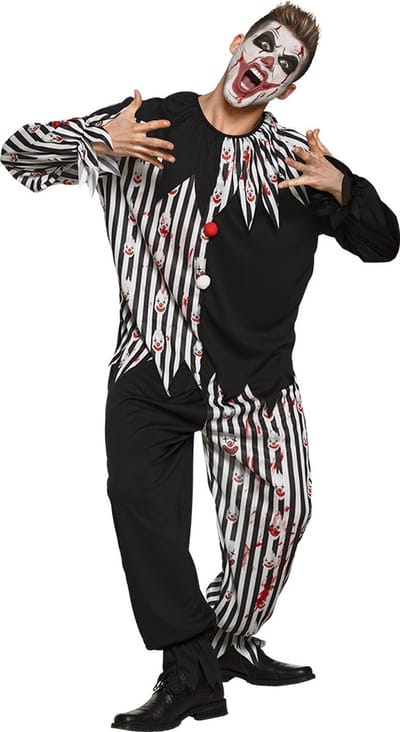 Boland - Kostuum Bloody clown (50/52) - Volwassenen - Clown - Halloween en Horror- Clowns en Circus