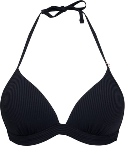 Brunotti - Lisselot-Rib - Bikini Topje Zwart - Triangel Bikini Dames - 38