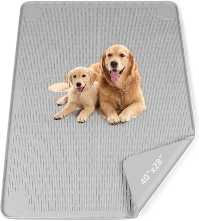 Hernieuwbare en Wasbare Hondentoiletmat van Silicone, 101 x 71 cm, Geschikt voor Puppy Training, Waterdicht en Lekvrij, Ideaal voor Binnengebruik