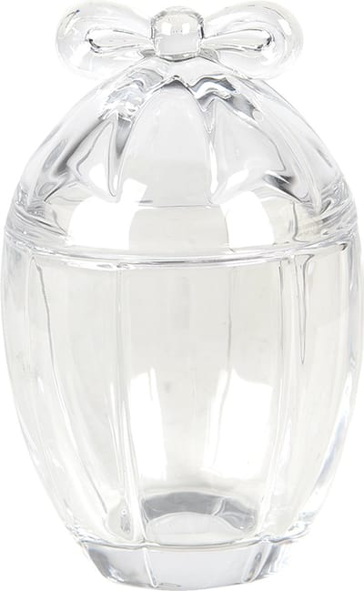 Clayre & Eef Glazen potje Ei Ø 9x13 cm Glas