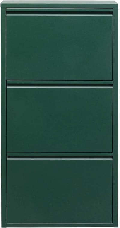 Schoenenkast Caruso groen 3 laden Kare Design