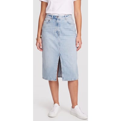 ARKET Jabba Denim Skirt Blue Size: 42 | Midi Skirts Outlet | Dames | Blauw