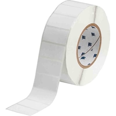 Brady THT-17-408-3 label herpositioneerbaar papier wit 50,80 x 25,40 mm (origineel)