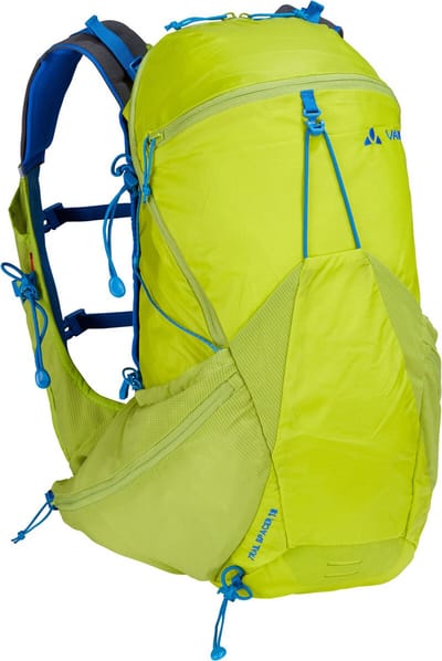 VAUDE Trail Spacer 18 Rugzak, groen/blauw
