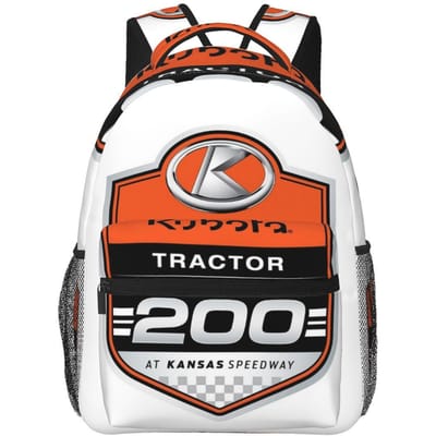 Kubota Tractor Bedrijfslogo Rugzak Student Jongens Meisjes Boekentas Kinderen Schooltas Laptop Schoudertassen voor Mannen Vrouwen One Size