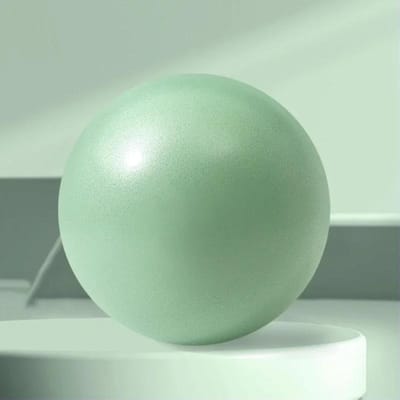 Mini Ballon d'Exercice Épais de 25 cm pour Pilates Yoga Design Anti-Éclatement Tonification des Jambes Rehaussement des Hanches Entraînement à Domicile Fitness vert