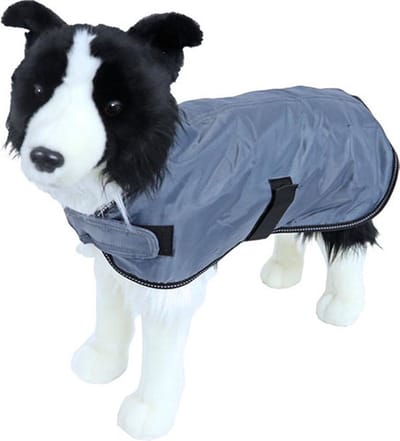 Boony Dog Fashion - Basic Hondenjas Waterproof - Kleur: Grijs - Ruglengte: 40 cm
