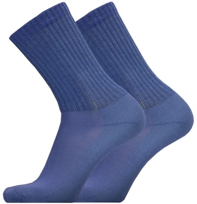UphillSport - 2-Pack - Merino Sport Sokken - Badstof Schokabsorberend - Heren / Dames - blauw - 35-38 - 9125