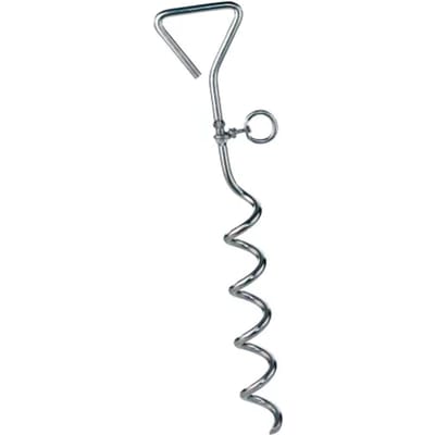 Seilflechter Grondanker - Verchroomd Staal - Spiraalvormig - 42cm