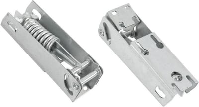 Vriesdeur Scharnier - Deur Hinge - Vriezer Reparatie - Met Veer - 1 Stuk - Zwart
