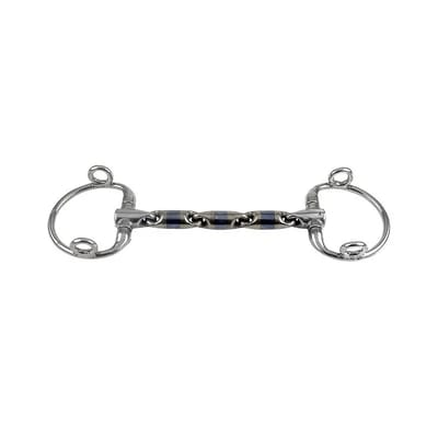 Hefbit voor paarden Trust Sweet Iron Eggbutt Gag Waterford 16
