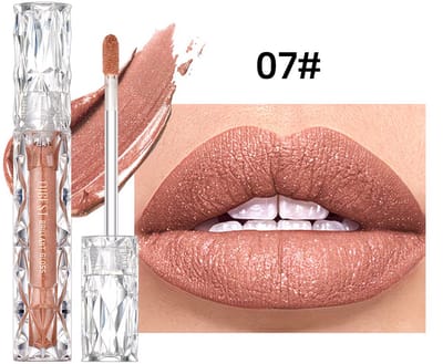 Pearly Lip Gloss Champagne Nude – Shimmer Lipgloss met Parelmoerglans – Langhoudende Glanzende Lipgloss