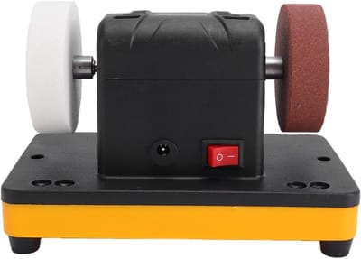 Bankslijpmachine - Mini slijper - Gereedschap slijpen - Draadloos ontwerp - 20V compatibel - Grijs