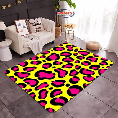 17 Stijl Kleurrijk Luipaardprint Tapijt Vloerkleed voor Slaapkamer Woonkamer Huis Bank Decor, Kids Speel Antislip Decor Duurzame Matten Cadeau 40x60cm (16x24in)