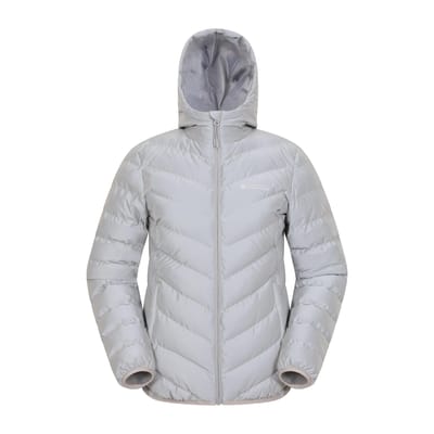 Mountain Warehouse Dames/dames Seasons Reflecterende Gewatteerde Jas (Grijs)