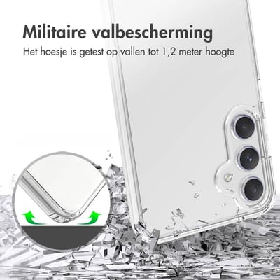 Accezz Hoesje - Geschikt voor Samsung Galaxy S23 FE - Xtreme Impact Backcover 2.0 - Transparant