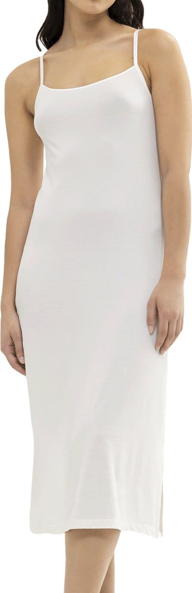 Gaubert Bamboe Onderjurk - Extra lang - Lange onderjurk met smalle bandjes - Wit - Zwart - Beige - S