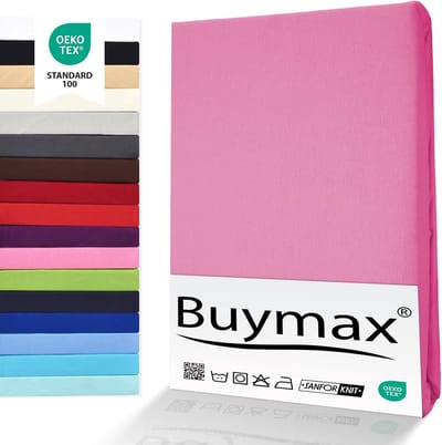 Hoeslaken Katoen Jersey - Matrasbeschermer Bedtextiel - Comfortabele Nachtrust - Ademend en Zacht - 140x200 cm - Oudroze