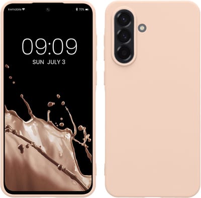 kwmobile telefoonhoesje geschikt voor Samsung Galaxy A56 5G - Hoesje voor smartphone - Back cover in kokosmelk