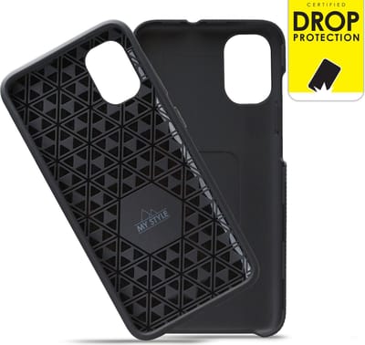 My Style Hoesje geschikt voor Samsung Galaxy A51 Telefoonhoesje Hardcase | My Style Tough Backcover Shockproof | Schokbestendig Galaxy A51 Telefoonhoesje | Anti Shock Proof - Zwart