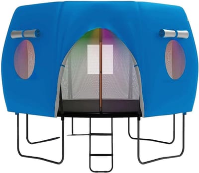 Trampolinetent - Luifel Beschermhoes - Buiten Spelen - UV-Bescherming - 6FT - Zilver