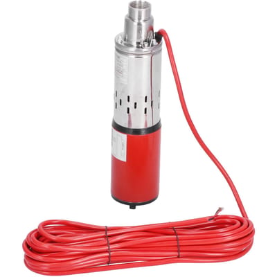 Zonne Waterpomp DC 12V Rood Hoog?Dompelvijzel voor Vissersboot Visvijver Landbouw