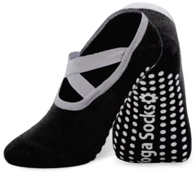 Actie4you® - Yoga sokken Antislip - Pilates sokken - yoga kleding - Dames – One Size – Zwart