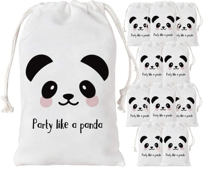 OmGoods - Dailygoody - Panda Party Favor Bags - Leuke traktatiezakjes