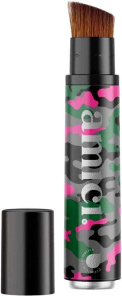 AMICI Cosmetics Refillable Brush Crazy Camouflage - Zonnebrand - zonnebrand baby - zonnebrand kinderen - zonnebrand crème gezicht - Zonnebrandkwast - Zonnebrand kwast - Hervulbare Zonnebrandcrème Applicator - zonnebrand - zonnebrandcrème