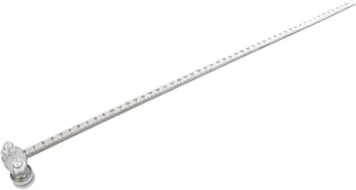 Cirkelzaag Geleiderail - Zaaggeleider Liniaal - Nauwkeurig Houtbewerken - Roestvrij Staal - 54 cm - Zilver
