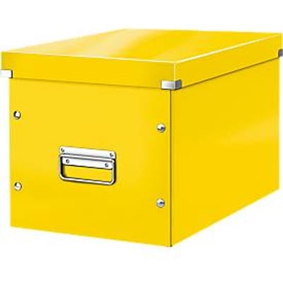 LEITZ® opbergdoos Click + Store, voor ovalen/hogere voorwerpen 320 x 310 x 360 mm, geel