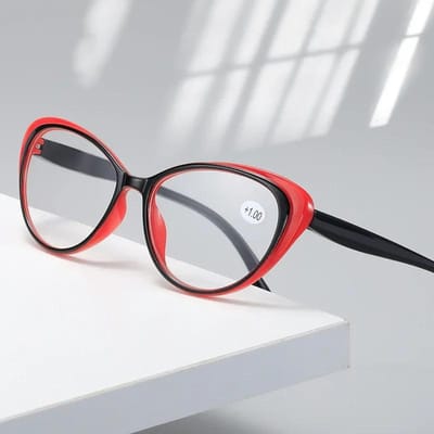 Nieuwe Dames Leesbril Mode Kattenoog Presbyopie Bril Vintage Bril Dioptrie +1.0 Tot +4.0 1.5