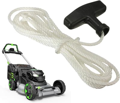 Trekkoord Grasmaaier - Startkoord Startertouw - Gazon Onderhoud - Robuuste ABS Constructie - 5.5 Meter Touw - Zwart
