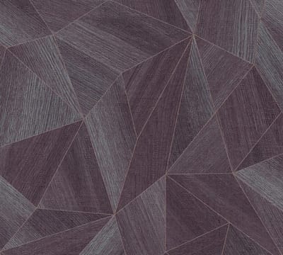 HOUTLOOK BEHANG | Grafisch - Paars Grijs Roségoud - Living Walls Daniel Hechter 7
