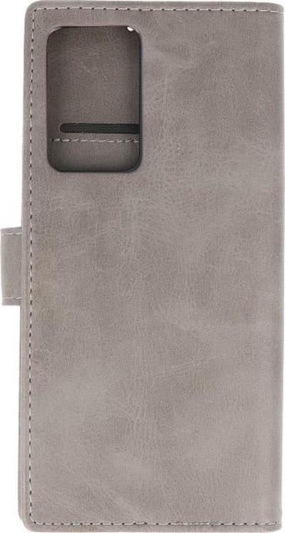 Hoesje Geschikt voor de Samsung Galaxy Note 20 Ultra - Kaarthouder Book Case Telefoonhoesje - Grijs