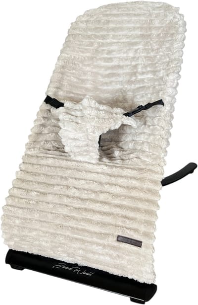JAXX-HOES-met gesp-wipstoel hoes-fleece-beige- wasmachine geschikt