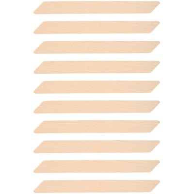 10 stuks Houten Waxstokjes Wax spatels Wax applicator Been Arm Gezichtshaarverwijderaar Tool white