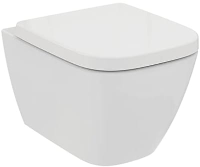 Compact Wanddiepspoeltoilet zonder Voelende Rand met Softclose WC-Bril