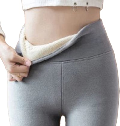 Herfst Winter Warme Broek met Pluche Binnenkant – Dikke Buitenkleding, Hoge Taille, Fleecing en Kasjmier Katoen – Comfortabele Broek voor Dames (Maat M), Wintermode, Warme Broeken, Casual Kleding