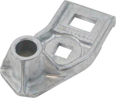 Rolhouder Garagedeur - Poortgeleider - Garagedeur Onderhoud - Linker Onderste Positie - 65 x 30 x 23 mm - Grijs