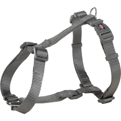 Trixie Premium H-harnas S-M: 42-60 cm/15 mm grafiet