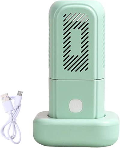 Fruit Wasser - Groente Reiniger - Keuken Huishouden - Draadloze Draaispoeler - 8.3x14.3 cm - Groen